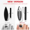 JUNIQUTE Finger Surfboard-Mini Surfboard for Kids and Surfers with Eye-catching Graphic Design and Receive Bag (3 PCS Black+White+Purple) view 3