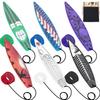 LA KEN DU Finger Surfboard for Car Ride, 6PCS Mini Wind Surfboard Fingerboard for Car Window (Red & Green & Black & White with Receive Bag) view 1