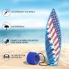 LA KEN DU Finger Surfboard for Car Ride, 6PCS Mini Wind Surfboard Fingerboard for Car Window (Red & Green & Black & White with Receive Bag) view 3