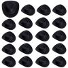 mifengda 50 Pieces Mini Western Cowboy Cowgirl Hat Plastic Miniature Western Hat Cute Doll Hat Black Mini Western Hats for Crafts Doll Dress Up Party Accessories (Black) view 1