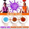 PARTY GOAT Instant Slime Powder Mix. Bulk 20 Gallon Pack. Just Add Water to Make Orange & Purple Slime for Color Run, Blaster Guns & Color Wars view 2