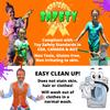 PARTY GOAT Instant Slime Powder Mix. Bulk 20 Gallon Pack. Just Add Water to Make Orange & Purple Slime for Color Run, Blaster Guns & Color Wars view 4
