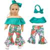 ZQDOLL 19 pcs American Doll Clothes Gift for 18 inch Doll Clothes and Accessories, Including 10 Complete Sets of Clothing view 3