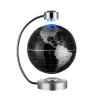 Magnetic Levitating Globe, Large 8inch Floating Globe With LED Lights, Magnetic Globe Display, Indoor Accents, Study Room Decor, Modern Decorative Ornament (Black) view 1
