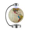 Magnetic Levitation Floating Globe, 8'' Magnetic Levitating Globe LED Illuminated World Map with Auto Permanent Revolving System for Home Office Modern Decorative Ornament Gift (Beige) view 1