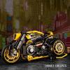 FULHOLPE Motorcycle Building Kit Superbike, Build A Model Motorcycle, MOC Racing SuperMotorcycle Building Blocks Compatible with Major Brands Motorbike - 1981 Pieces view 2