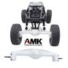 Aluminum Alloy Silver Front Rear Portal Axle for Axial RC Crawler 1/18 UTB18 Capra Unlimited Trail Buggy RTR AXI01002T1 Update Parts view 3
