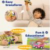 Robocar Poli Droney Transforming Robot, 4" Transformable Action Toy Figure Vehicles, Emergency Vehicle Playset, Holiday Birthday Rescue Car Toys Gift for Boys Girls Age 1 2 3 4 5 view 3