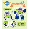 Robocar Poli Keaton Transforming Robot, 4" Transformable Action Toy Figure Vehicles, Emergency Vehicle Playset, Holiday Birthday Rescue Car Toys Gift for Boys Girls Age 1 2 3 4 5 view 3