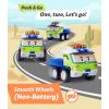 Robocar Poli Keaton Transforming Robot, 4" Transformable Action Toy Figure Vehicles, Emergency Vehicle Playset, Holiday Birthday Rescue Car Toys Gift for Boys Girls Age 1 2 3 4 5 view 4