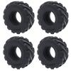 MOHERO 4PCS 1.0" Soft Mud Terrain Rubber Tyre 1.0 Wheel Tires for 1/24 Axial SCX24 Bronco Gladiator Deadbolt RC Crawler Car Upgrade (54mm) view 4