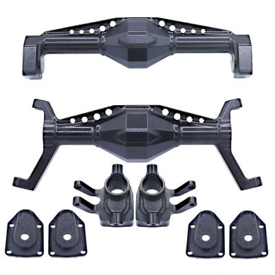 UTB18 Front Rear Portal Axle Housing Aluminum Alloy 1/18 RC Case for Axial RC Crawler 1/18 UTB18 Capra Unlimited Trail Buggy RTR AXI01002T1 Update Parts