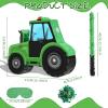Aoriher Construction Tractor Piata with Blindfold and Bat Dump Truck Excavator Piata for Birthday Party Supplies Construction Theme Party Decor view 2