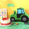 Aoriher Construction Tractor Piata with Blindfold and Bat Dump Truck Excavator Piata for Birthday Party Supplies Construction Theme Party Decor view 4