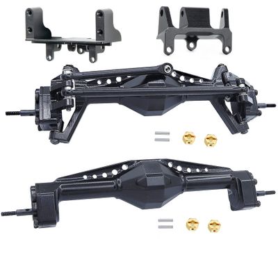 Aluminum Alloy UTB18 Front Rear Portal Axle with Axle Servo Mount for Axial RC Crawler 1/18 UTB18 Capra Unlimited Trail Buggy RTR AXI01002T1 Update Parts