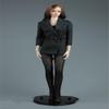 1/6 Scale Female Clothes,Female Slim Business Suit Coat Belt Pantyhose Shoes Costume Accessory Set for 12inch PH TBL JO Action Figure Body (Stripe) view 1