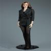 1/6 Scale Female Clothes,Female Slim Business Suit Coat Belt Pantyhose Shoes Costume Accessory Set for 12inch PH TBL JO Action Figure Body (Stripe) view 4