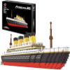 FULHOLPE Titanic Model Building Block Set, 3800Pcs Cruise Ship Titanic Boat Model Building Kit Compatible with Creator Expert 10294 view 1