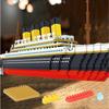 FULHOLPE Titanic Model Building Block Set, 3800Pcs Cruise Ship Titanic Boat Model Building Kit Compatible with Creator Expert 10294 view 3