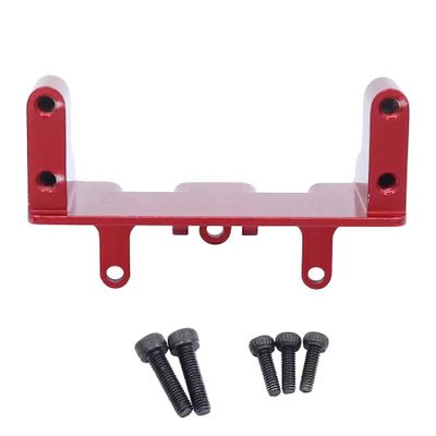 Aluminum Alloy UTB18 Front Axle Servo Mount for Axial RC Crawler 1/18 UTB18 Capra Unlimited Trail Buggy RTR AXI01002T1 Update Parts (Red)
