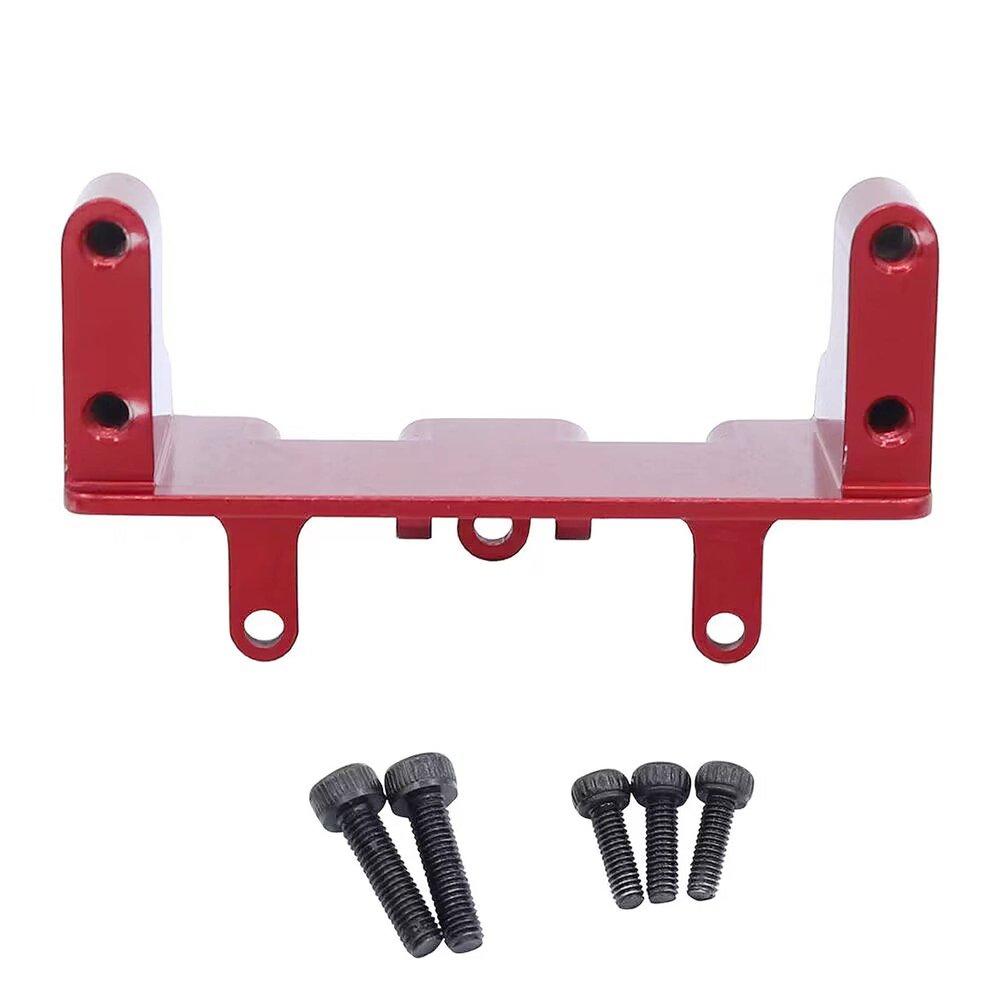 Aluminum Alloy UTB18 Front Axle Servo Mount for Axial RC Crawler 1/18 UTB18 Capra Unlimited Trail Buggy RTR AXI01002T1 Update Parts (Red)