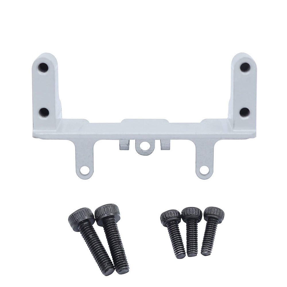 Aluminum Alloy UTB18 Front Axle Servo Mount for Axial RC Crawler 1/18 UTB18 Capra Unlimited Trail Buggy RTR AXI01002T1 Update Parts (Silver)