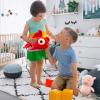CHELEI2019 13.8" Goldfish Stuffed Animal Soft Cute Fish Plush Pillow Toy Gift for Kids,Red view 2
