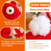 CHELEI2019 13.8" Goldfish Stuffed Animal Soft Cute Fish Plush Pillow Toy Gift for Kids,Red view 4