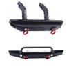 TRX4M RC Front & Rear Bumper, 1/18 RC Car Metal Front Bumper for 1/18 RC Crawler Car TRX4-M Upgrade Parts view 1