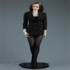 1/6 Scale Female Clothes,Female Slim Business Suit Coat Belt Pantyhose Shoes Costume Accessory Set for 12inch PH TBL JO Action Figure Body (Black) view 1