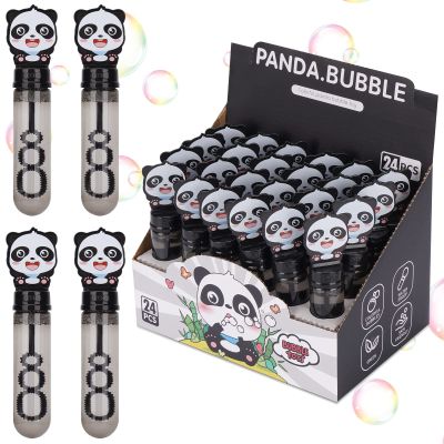 Panda Party Favors: 24PCS Bubble Wands & Blowing Toys - Kids Gift Goodie Bag Stuffers