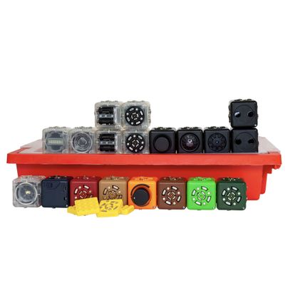 CUBELETS Modular Robotics Boundless Builder Pack for Science Engineering Kits with 19 Robot Cubes - STEM for Teens and Younger Children (Ages 4+)