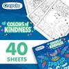 Crayola Colors of Kindness Adult Coloring Book (40pgs), Adult Coloring Pages, Stress Relief Activity, Gift for Teens & Adults, 9+ view 4