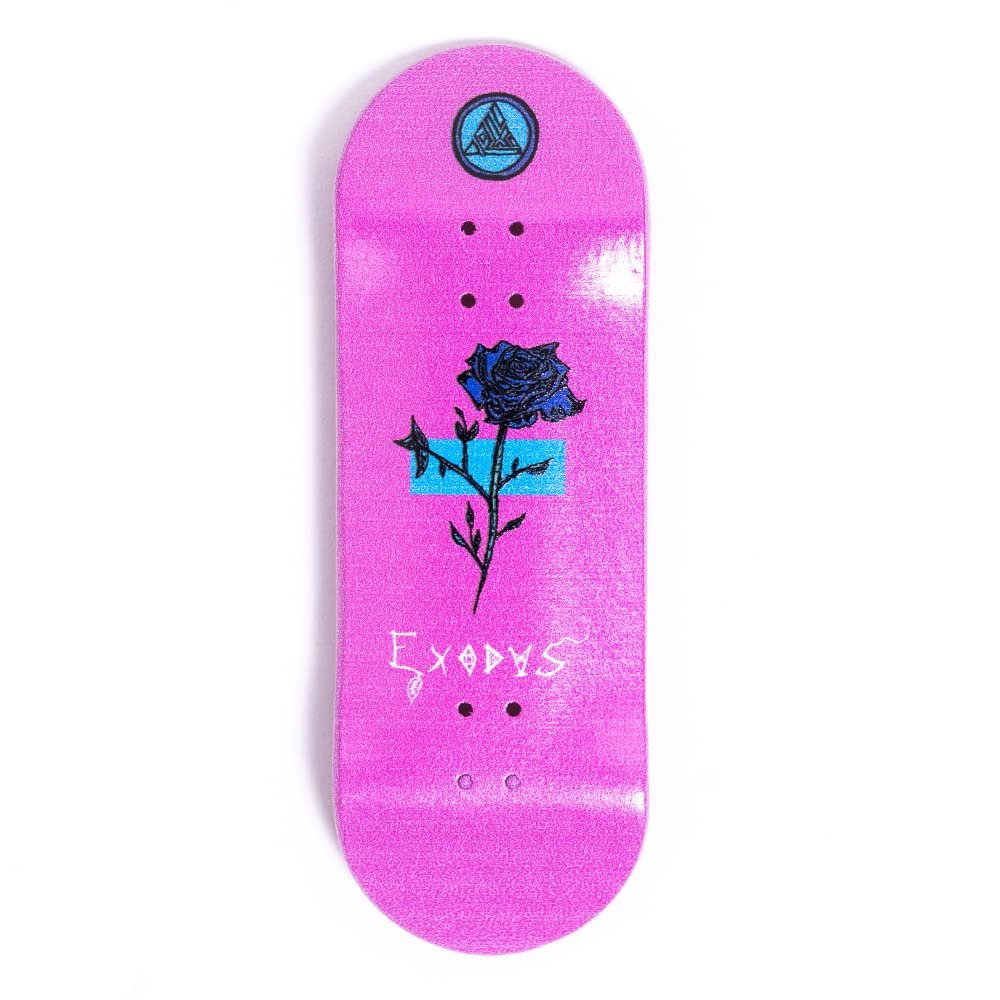 Exodus Deep Concave Fingerboard Deck (Pink Anoixi Rose, 35mm)