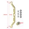 AXSPEED Brass Steering Linkage Links Rod Tie for 1:18 TRX4-M TRX4M RC Truck Upgrade Parts Gold view 2