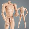 1/6 Scale Male Body, Male 12inch Flexible Muscular Action Figure Body Wide Shoulder Miniature Doll Collectible (B) view 3