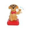Surakey Car Ornament Solar Dancing Puppy Doll Ornament Figurine Shaking Solar Car Dashboard Sculpture Doll Toy Decor Statues for Car Home Offices Vehicle Interior Decoration (Yellow) view 1