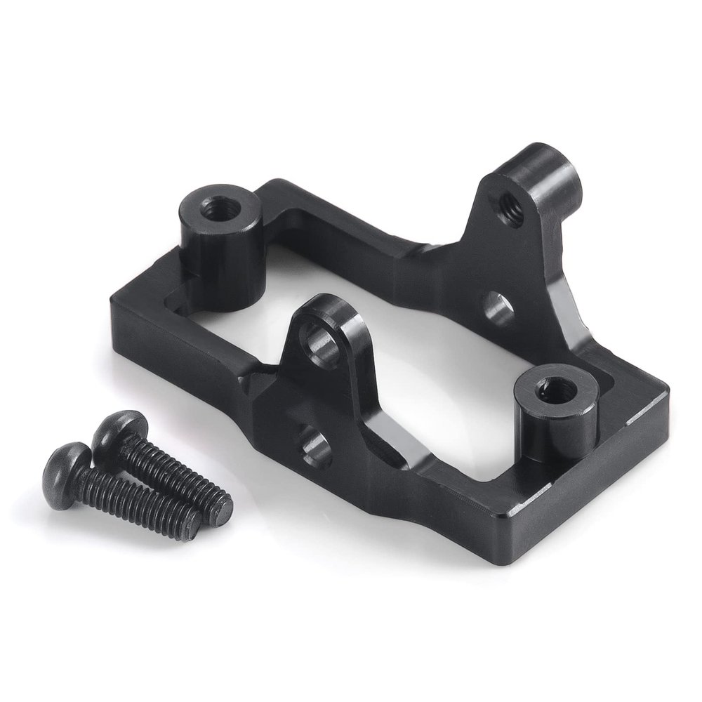 AXSPEED Aluminum Steering Servo Mount Upgrade Accessories for 1:18 TRX4-M TRX4M RC Truck (Black)