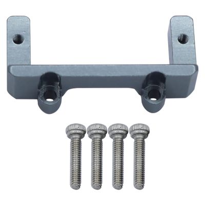 FCX24 Front Axle Servo Mount for 1/24 FMS FCX24 Power Wagon Upgrades Parts DIY 1/24 Replaces Accessory Spare Parts (Titanium)