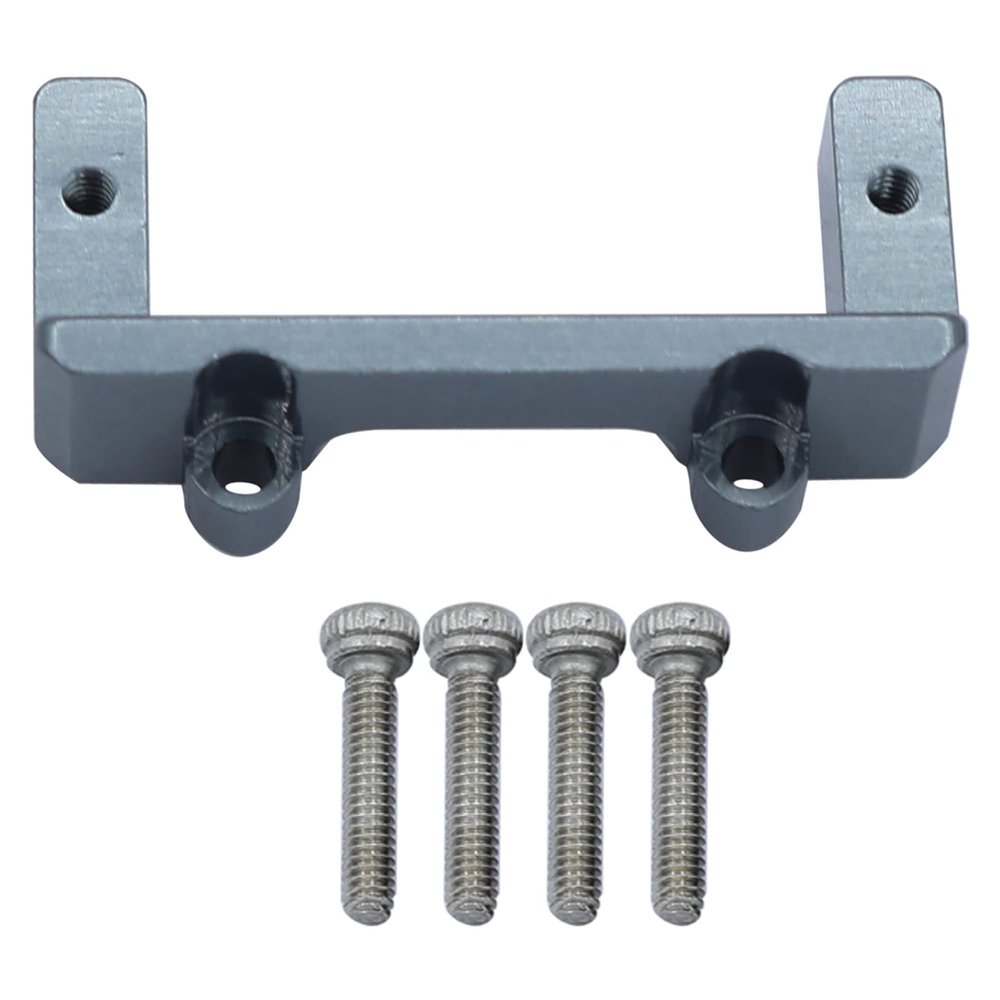 FCX24 Front Axle Servo Mount for 1/24 FMS FCX24 Power Wagon Upgrades Parts DIY 1/24 Replaces Accessory Spare Parts (Titanium)