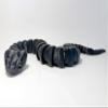 Rattlesnake Articulated 3D Printed Fidget Rattle Snake Sensory with Rattling Tail (Medium, Black) view 2