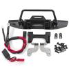 AXSPEED Front Aluminium Bumper with LED Light for 1:18 TRX4-M TRX4M Upgrade Parts (Front Bumper) view 1