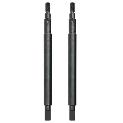 1 Pair Steel Steering Rear Driveshafts RC CVD Drive Shafts for 1:18 TRX4-M TRX4M Upgrade