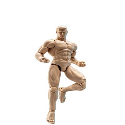 1/12 Scale Male Action Figure,6inch Male Flexible Muscular Strong Miniature Figure Body Doll Collectible