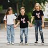 Azeeda 5-6 Years 'Cute Axolotl' Children's/Kid's T-Shirt (Black) (TS00248023) view 2