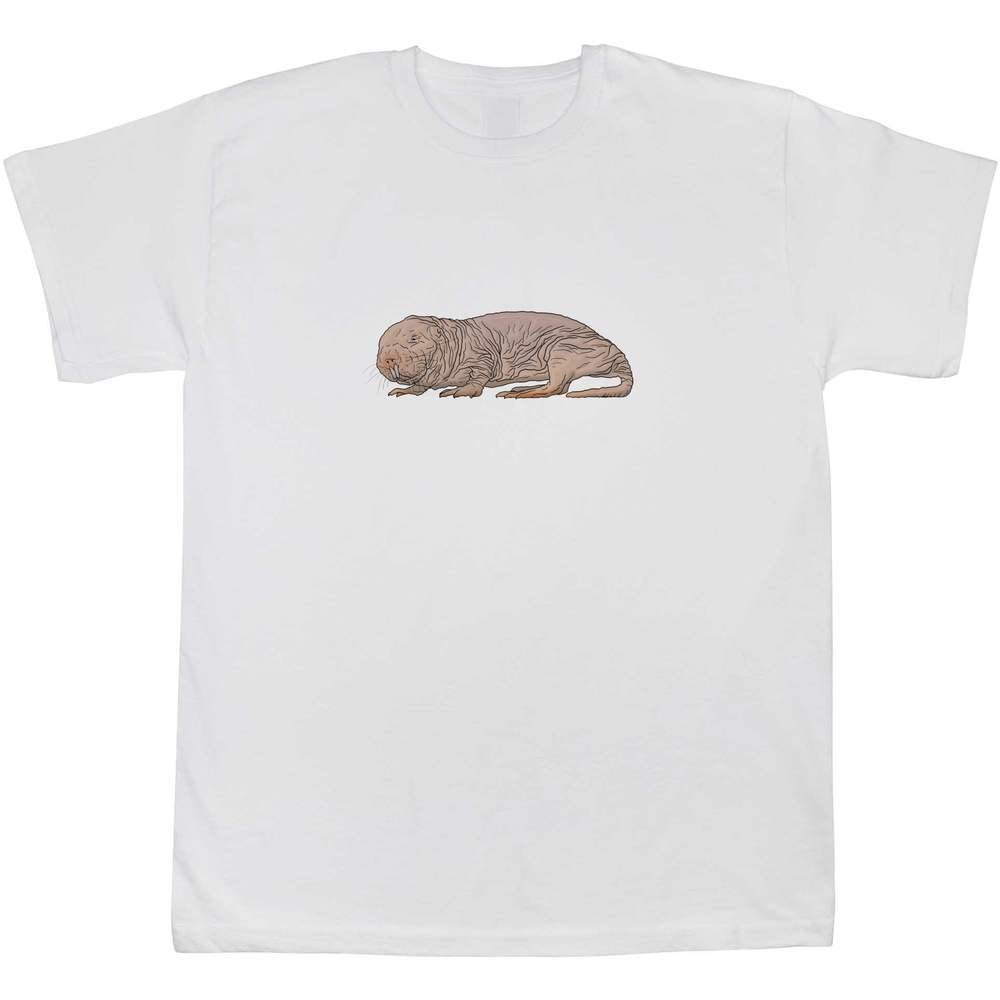Azeeda 14-15 Years 'Naked Mole Rat' Children's/Kid's T-Shirt (White) (TS00247482)