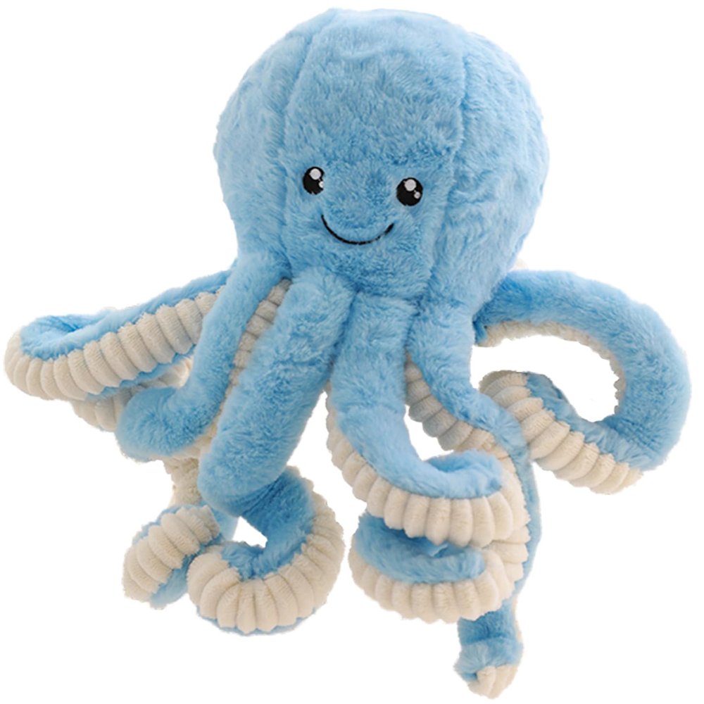 TONGSONG Cute Cartoon Octopus Plush Doll Toys Gift Sea Stuffed Toys for Kids and Lovers Home Decor (Blue, 31.4-Inch)