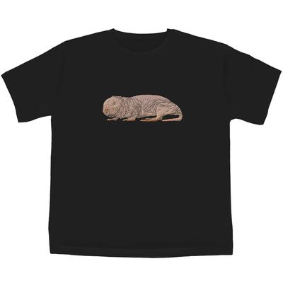 Azeeda 5-6 Years 'Naked Mole Rat' Children's/Kid's T-Shirt (Black) (TS00247484)