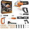Pairez Toys Play Tools for Kids Ages 3-5, Realistic Angle Grinder, Wrench, Hammer, Screwdriver, Pretend Play Tool Box Sets, Learning & Construction Engineering STEM Toys for Children 3 4 5+ view 1