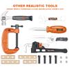 Pairez Toys Play Tools for Kids Ages 3-5, Realistic Angle Grinder, Wrench, Hammer, Screwdriver, Pretend Play Tool Box Sets, Learning & Construction Engineering STEM Toys for Children 3 4 5+ view 4